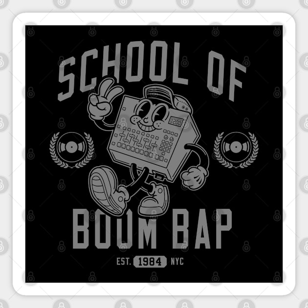 School of Boom Bap Magnet by analogdreamz